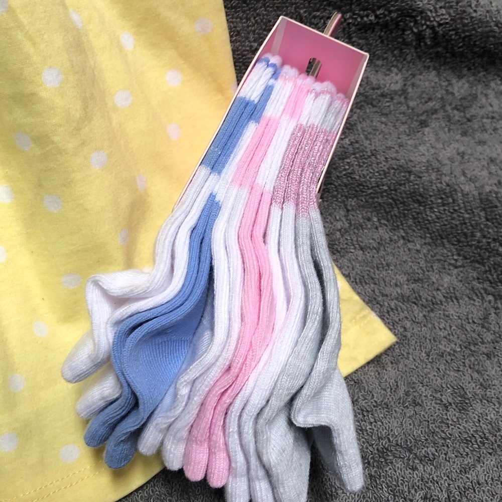 Wonder Nation Yellow Polka Dot Dress bundle NWT - Picture 4 of 5